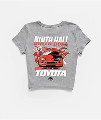 Toyota x Ninth Hall The Thrill Grey Crop T-Shirt