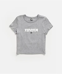 Toyota x Ninth Hall The Thrill Grey Crop T-Shirt