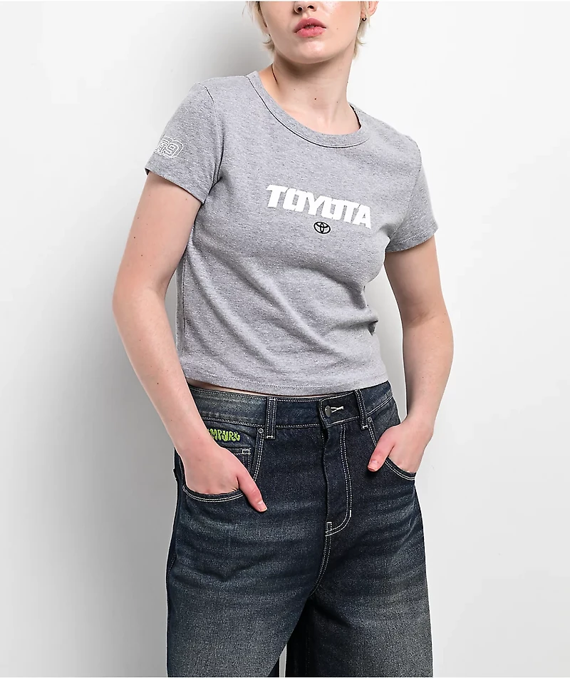 Toyota x Ninth Hall The Thrill Grey Crop T-Shirt
