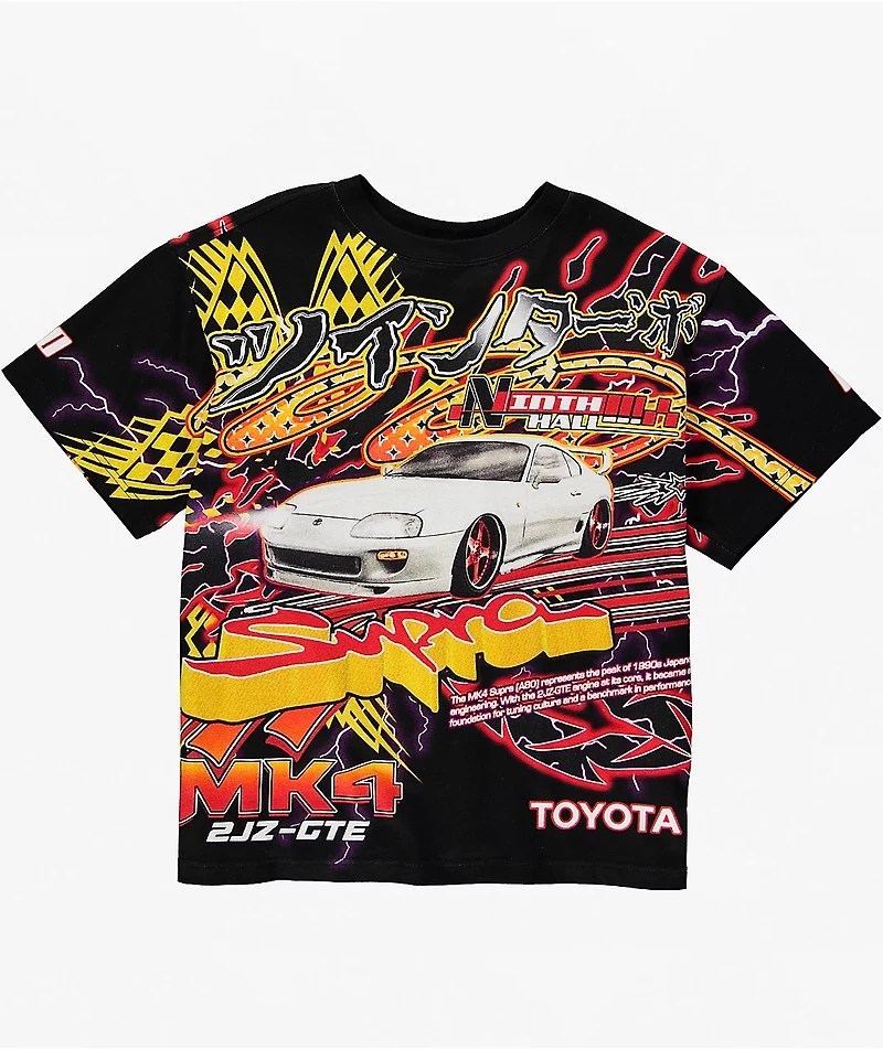 Toyota x Ninth Hall Twin Turbo Black T-Shirt