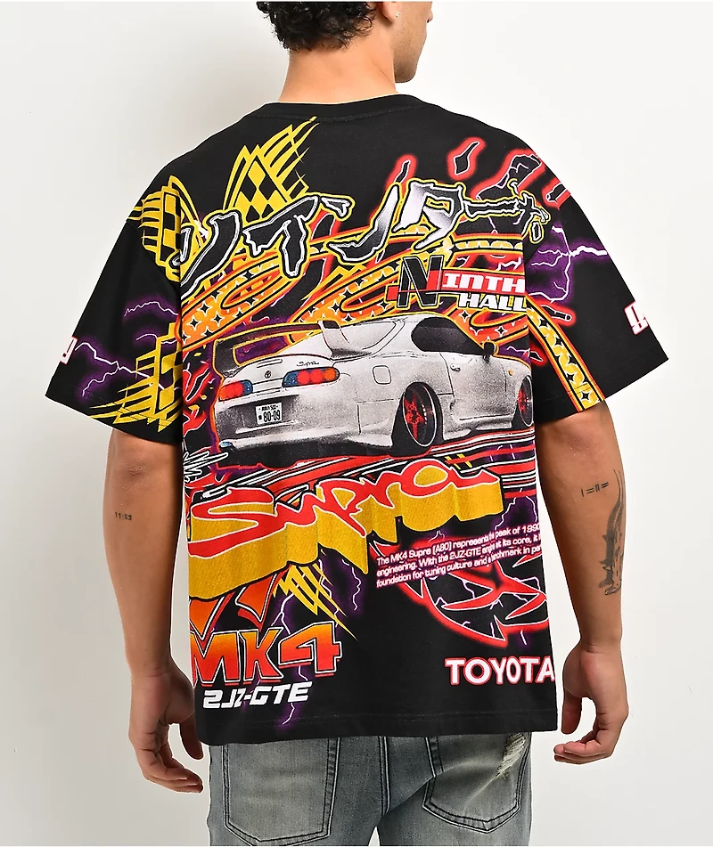 Toyota x Ninth Hall Twin Turbo Black T-Shirt