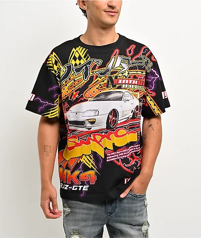 Toyota x Ninth Hall Twin Turbo Black T-Shirt