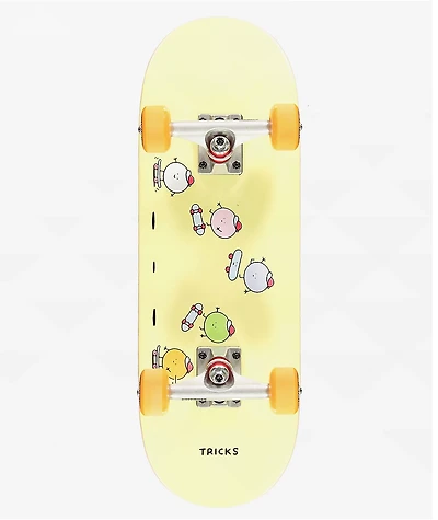 Tricks Kids BB Kickflip 7.87" Skateboard Complete