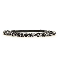Trillium Black & White Braided Headband