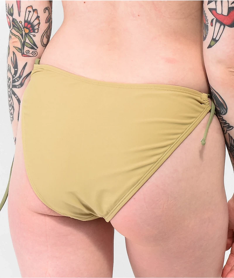 Trillium Izzy Beige High Leg Bikini Bottom