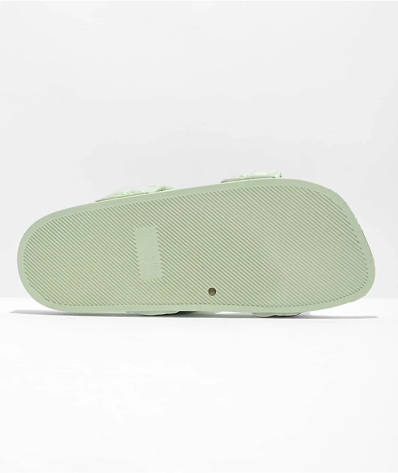 Trillium Mada Green Slide Sandals