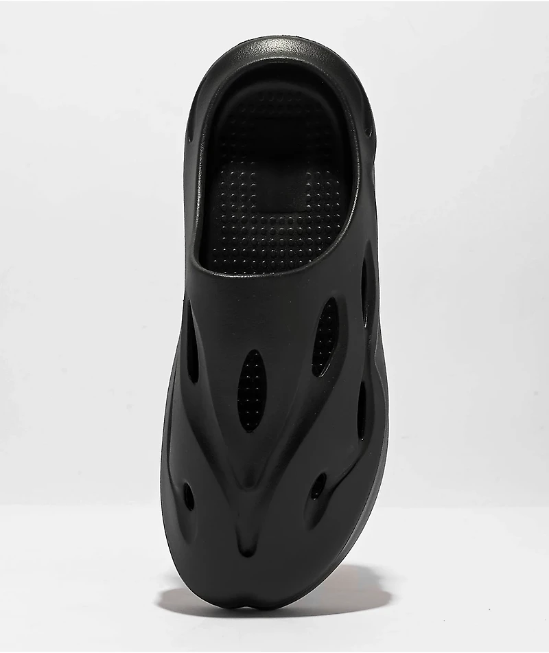 Trillium Opal Black Slide Sandals