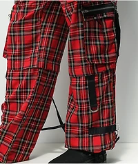 Tripp NYC Clash Baggy Red & Black Plaid Pants