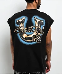 True Religion Airbrush Black Tank Top