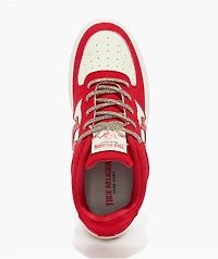 True Religion Allison White & Red Shoes
