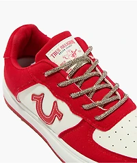 True Religion Allison White & Red Shoes