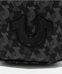 True Religion Apse Monogram Black Crossbody Bag