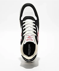 True Religion Arthur Black, White, & Red Shoes
