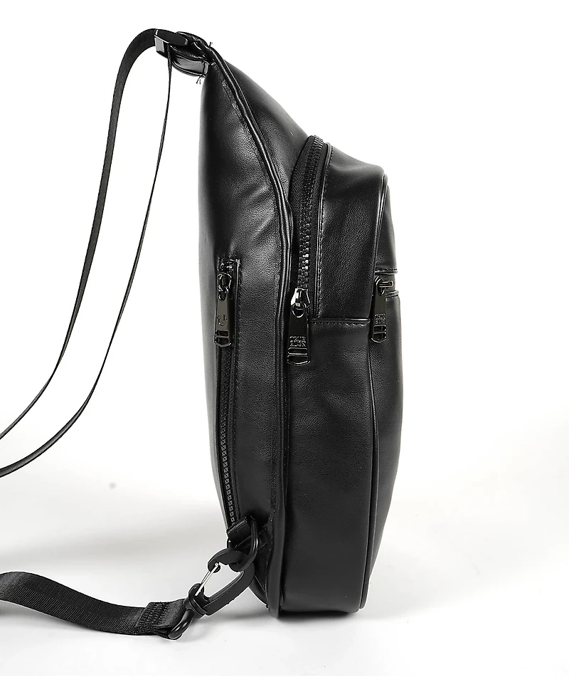 True Religion Bank Black Sling Bag