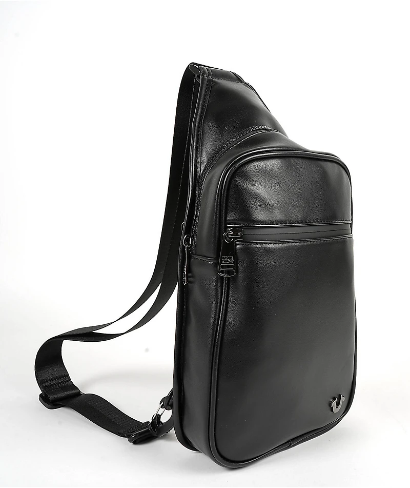 True Religion Bank Black Sling Bag