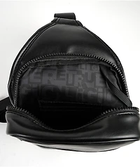 True Religion Bank Black Sling Bag