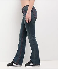 True Religion Becca Big T Twilight Indigo Mid Rise Bootcut Jeans