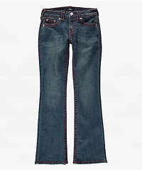 True Religion Becca Big T Twilight Indigo Mid Rise Bootcut Jeans