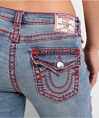 True Religion Becca Super T Blue Wash Bootcut Jeans