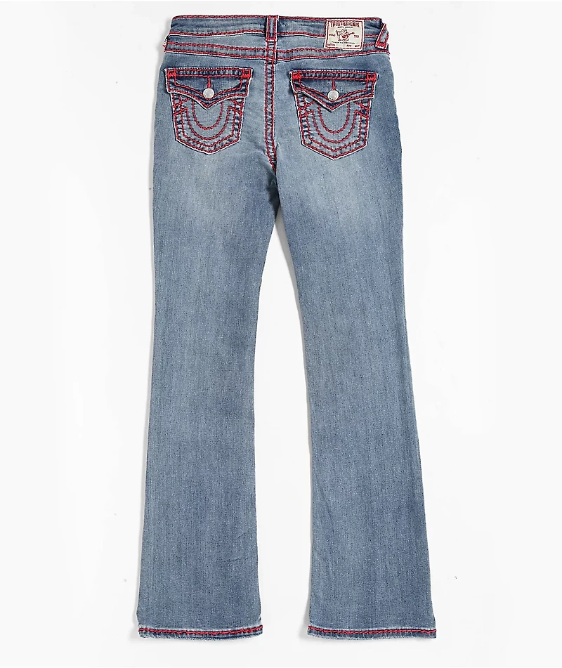 True Religion Becca Super T Blue Wash Bootcut Jeans