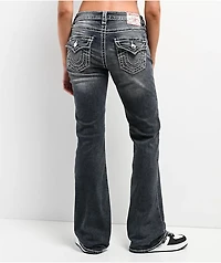 True Religion Becca Super T Blue Wash Mid Rise Bootcut Jeans