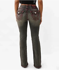 True Religion Becca Super T Compass Trail Wash Bootcut Jeans