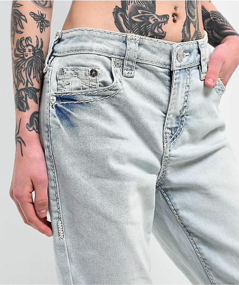 True Religion Becca Super T Kaveri Mid Rise Bootcut Jeans