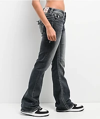 True Religion Becca Super T Mid Rise Bootcut Dark Wash Jeans