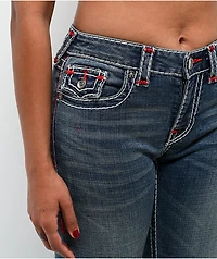 True Religion Becca Super T Orchid Breeze Mid Rise Bootcut Jeans