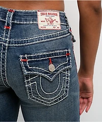 True Religion Becca Super T Orchid Breeze Mid Rise Bootcut Jeans