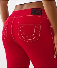 True Religion Big T Brown Low Rise Flare Sweatpants