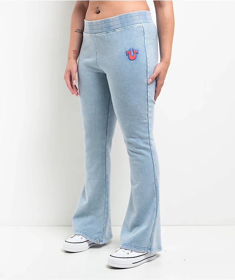 True Religion Big T Pacific Low Rise Bootcut Sweatpants