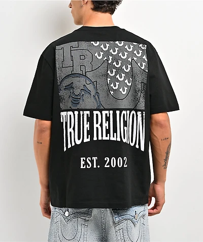 True Religion Buddha Arch Black T-Shirt
