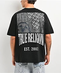 True Religion Buddha Arch Black T-Shirt