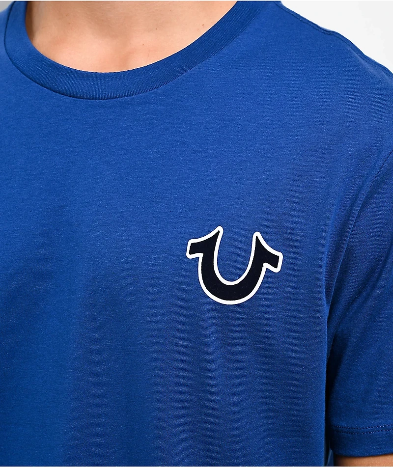 True Religion Buddha Logo Blue T-Shirt