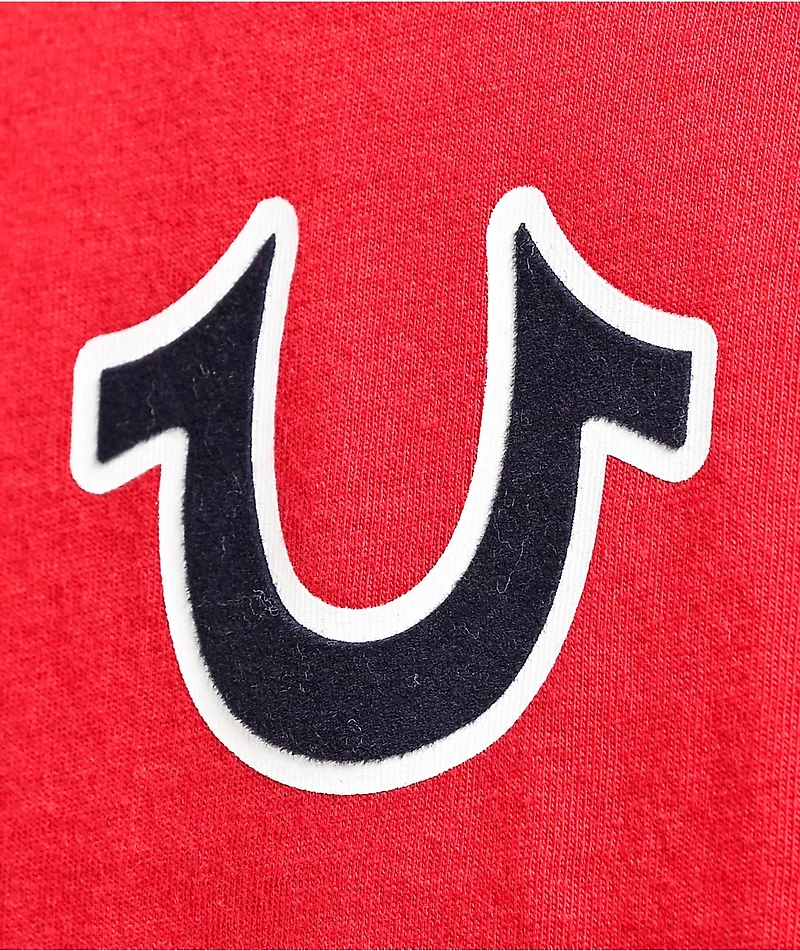True Religion Buddha Logo Red T-Shirt