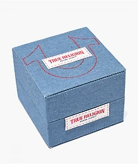 True Religion Buddha Silver Watch & Bracelet Set