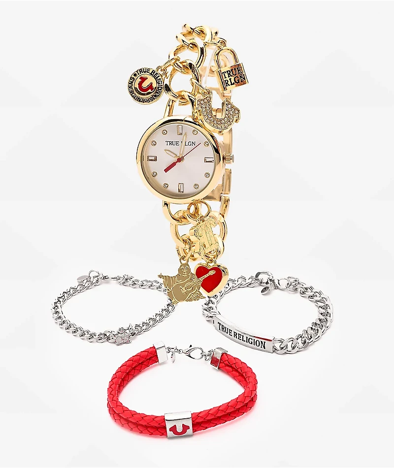 True Religion Charm Gold Watch