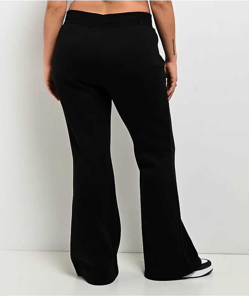 True Religion Cherry Black Flare Sweatpants