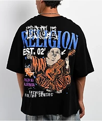 True Religion Concert Buddha Black T-Shirt