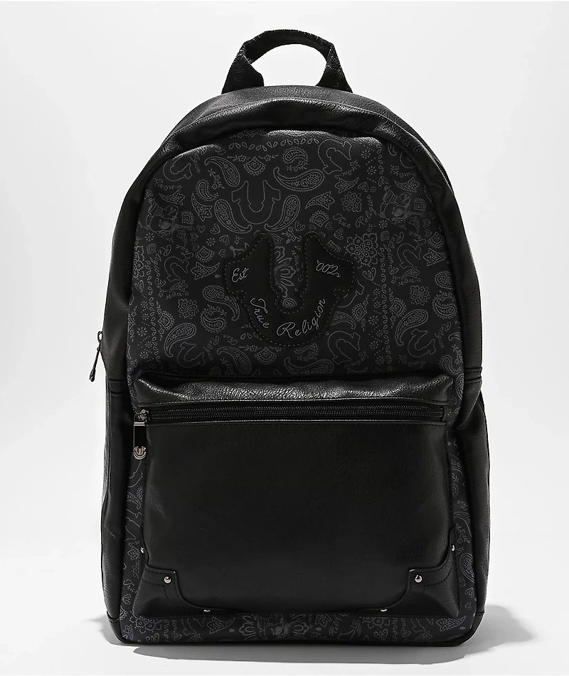True Religion Costner Black Backpack