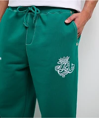 True Religion Crest Big T Oak Leaf Sweatpants