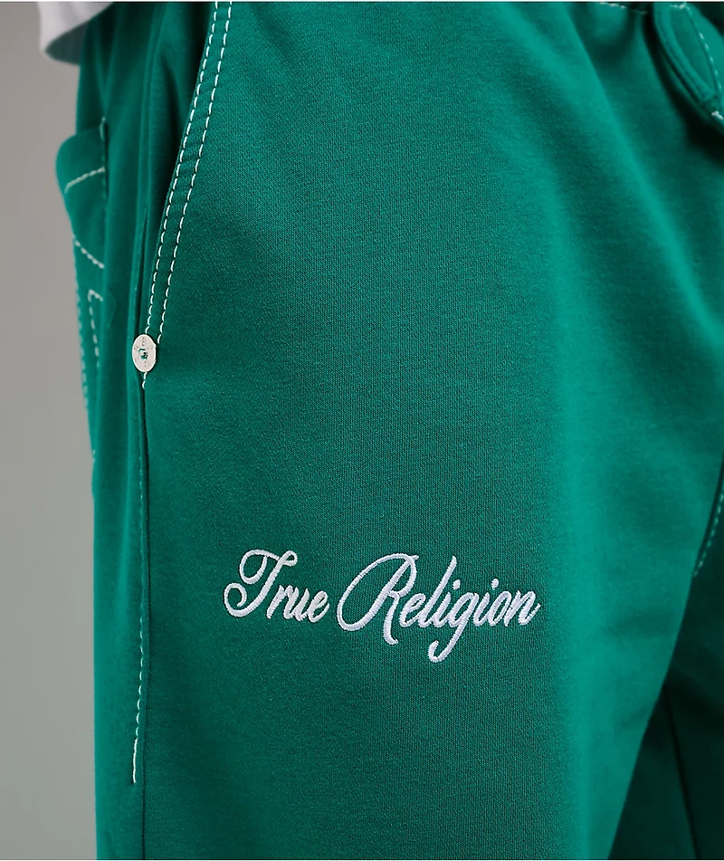 True Religion Crest Big T Oak Leaf Sweatpants