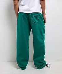 True Religion Crest Big T Oak Leaf Sweatpants