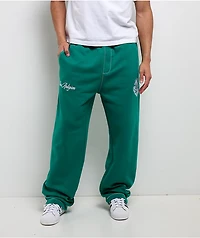 True Religion Crest Big T Oak Leaf Sweatpants