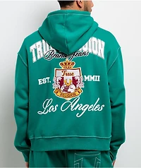 True Religion Crest Big T Oak Leaf Zip Hoodie