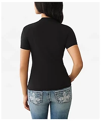 True Religion Crystal Buddha Scarlet T-Shirt