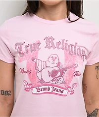 True Religion Crystal Classic Pink T-Shirt