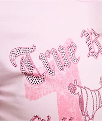 True Religion Crystal Classic Pink T-Shirt