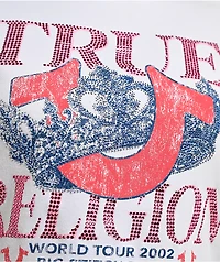 True Religion Crystal Crown White T-Shirt